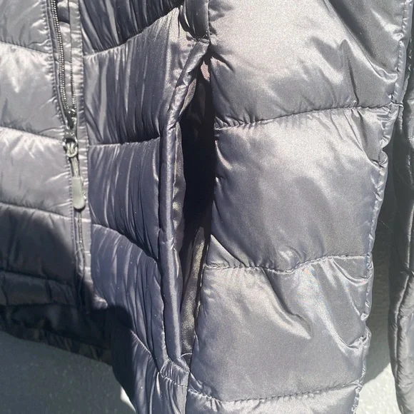 Active Womens Packable Puffer Jacket Size 16 ANKO Black NWOT winter autumn coat - Picture 4 of 5